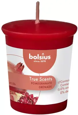 Bolsius geurkaars votive true scents pomegranate