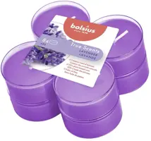 Bolsius geurtheelicht maxi true scents lavender 8 stuks