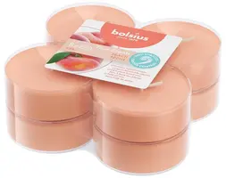 Bolsius geurtheelicht maxi true scents peach 8 stuks - afbeelding 3