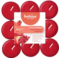 Bolsius geurtheelicht true scents pomegranate 18 stuks