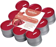 Bolsius geurtheelicht true scents pomegranate 18 stuks - afbeelding 2
