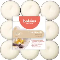 Bolsius geurtheelicht true scents vanilla 18 stuks kopen?