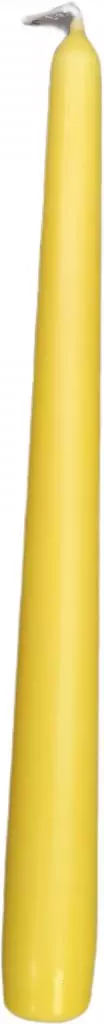 Bolsius gotische kaars 24.5cm geel