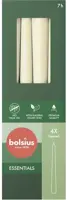Bolsius gotische kaars essentials 2.4x24.5cm soft pearl 4 stuks kopen?