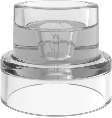 Bolsius kandelaar 4 in 1 rond glas 8.4x6.9cm transparant - afbeelding 2