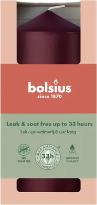 Bolsius stompkaars essentials 5.8x12cm 