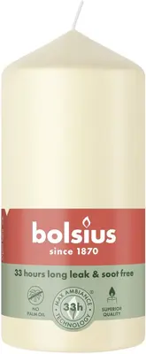 Bolsius stompkaars essentials 5.8x12cm soft pearl
