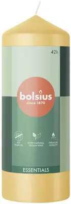 Bolsius stompkaars essentials 5.8x15cm oat beige