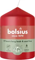 Bolsius stompkaars essentials 5.8x8cm delicate red
