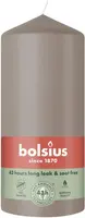 Bolsius stompkaars essentials 6.8x13cm light taupe