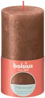 Bolsius stompkaars rustiek shimmer 6.8x13cm copper kopen?