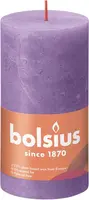 Bolsius stompkaars rustiek shine 6.8x13cm vibrant violet kopen?