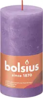 Bolsius stompkaars rustiek shine 6.8x13cm vibrant violet kopen?