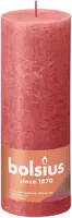 Bolsius stompkaars rustiek shine 6.8x19cm blossom pink