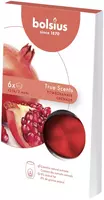Bolsius waxmelts true scents pomegranate 6 stuks