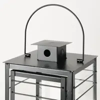 Boltze Home lantaarn ijzer bregenz 35x35x80cm zwart - afbeelding 2