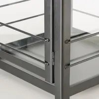 Boltze Home lantaarn ijzer bregenz 35x35x80cm zwart - afbeelding 4