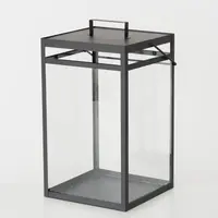 Boltze Home lantaarn ijzer paguera 23x23x42cm zwart - afbeelding 1