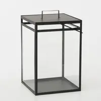 Boltze Home lantaarn ijzer paguera 33x33x55cm zwart - afbeelding 1