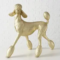 Boltze Home ornament kunststof sonia hond 82x39x74.5cm goud - afbeelding 1