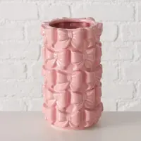 Boltze Home vaas aardewerk lazo 11.5x19.5cm roze - afbeelding 1