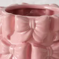 Boltze Home vaas aardewerk lazo 11.5x19.5cm roze - afbeelding 2