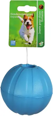 Boon apporteerbal drijvend+gat 9 centimeters blauw
