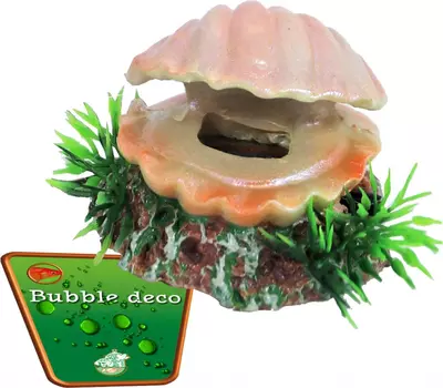 Boon aqua deco ornament bubbel polyresin schelp met uitstromer, 5,5 cm - afbeelding 4