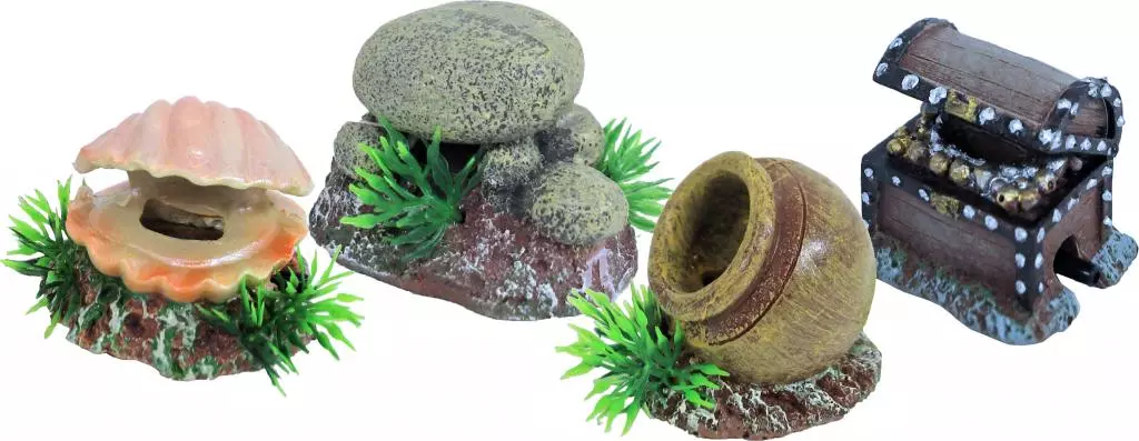 Boon aqua deco ornament bubbel polyresin stenen met uitstromer, 6 cm - afbeelding 5