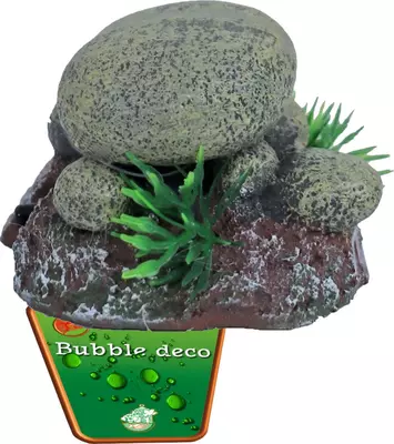 Boon aqua deco ornament bubbel polyresin stenen met uitstromer, 6 cm - afbeelding 2