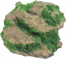Boon aqua deco ornament polyresin rots met mos, 11x8x7 cm - afbeelding 2