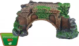 Boon aqua deco ornament polyresin ruïne brug met mos, 11 cm - afbeelding 4