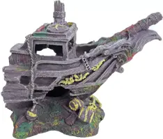 Boon aqua deco ornament polyresin voorsteven schip, 23x15x20 cm. - afbeelding 4