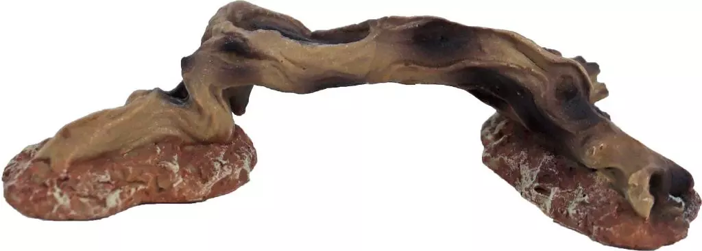 Boon aqua deco ornament polyresin wortelhout brug, 20 cm - afbeelding 3