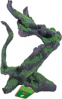 Boon aqua deco ornament polyresin wortelhout bruin met mos, 23 cm - afbeelding 1