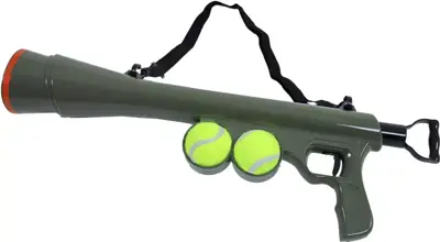 Boon bazooka tennisbalschieter met 2 tennisballen 65 cm - afbeelding 2