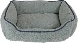 Boon divan teddy met bies 50x40cm grijs