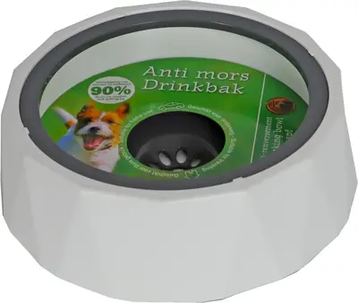 Boon drinkbak antimors wit 24cm 1l - afbeelding 1