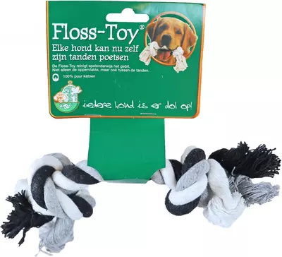 Boon Floss-toy zwart/wit small