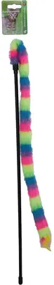 Boon hengel softy met veer en bel regenboogkleurig
