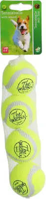 Boon Hond Speelg. tennisbal squeak s geel net 4st