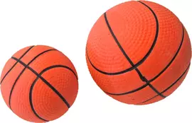 Boon hondenspeelgoed drijvende spons basketbal 6 cm - afbeelding 3