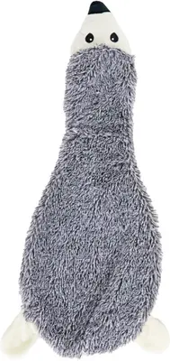 Boon hondenspeelgoed egel plat+piep 55 centimeter  grijs