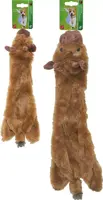 Boon hondenspeelgoed eland plat pluche met piep bruin 35 cm - afbeelding 5