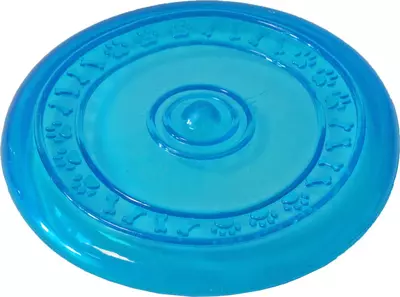 Boon hondenspeelgoed frisbee drijvend blauw 23 cm