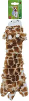 Boon hondenspeelgoed giraffe plat pluche bruin/geel, 35 cm. - afbeelding 1
