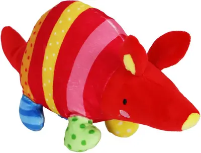 Boon hondenspeelgoed gordeldier pluche+piep 26 centimeter