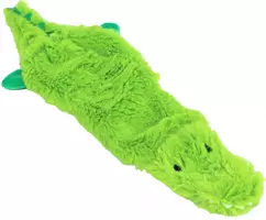 Boon hondenspeelgoed krokodil plat pluche groen, 35 cm. - afbeelding 2