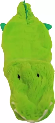 Boon hondenspeelgoed krokodil plat pluche groen, 35 cm. - afbeelding 3