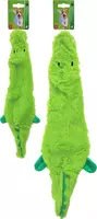 Boon hondenspeelgoed krokodil plat pluche groen, 35 cm. - afbeelding 6